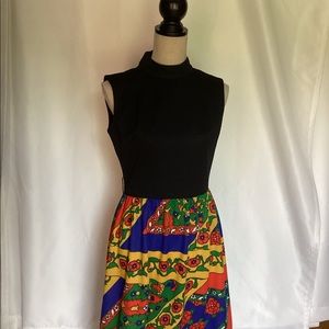 Vintage patterned maxi dress